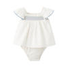 Mango Kids korte jurk wit