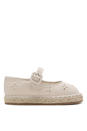 espadrille sandalen wit
