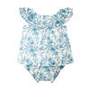 Mango Kids jurk + bloomer blauw/wit