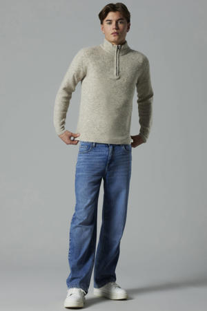 straight leg jeans - mediumblauw