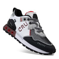 thumbnail: Cruyff leren sneakers wit/rood/zwart