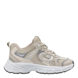 sneakers zand/zilver/wit
