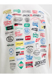 thumbnail: JACK & JONES JUNIOR T-shirt met backprint - wit