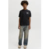 JACK & JONES JUNIOR T-shirt met backprint - zwart