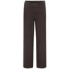 KIDS ONLY GIRL wide leg casual broek met textuur donkerbruin