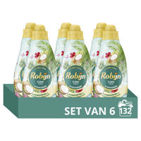 thumbnail: Robijn Klein & Krachtig Collections Color Kokos vloeibaar wasmiddel - 6 x 22 wasbeurten - 132 wasbeurten