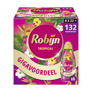 Tropical vloeibaar wasmiddel - 6 x 22 wasbeurten - 132 wasbeurten