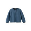 Mango Kids vest fijn gebreid donkerblauw