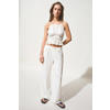 MANGO TEEN casual broek wit ajour