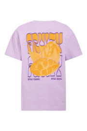 thumbnail: Shoeby T-shirt met backprint lila