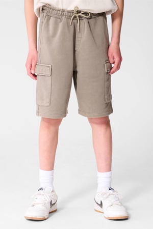 regular waist sweatshort taupe