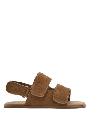 leren sandalen bruin