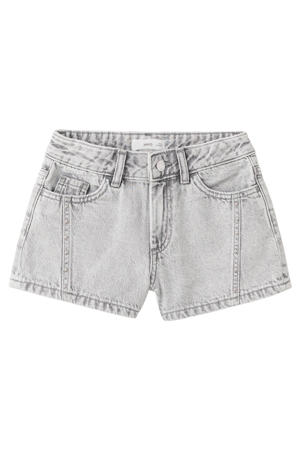 short grey denim