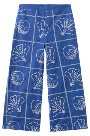 casual broek blauw