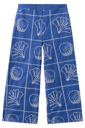 casual broek blauw