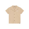 Daily7 T-shirt met backprint met textuur beige