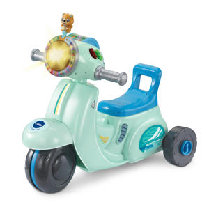  2-in-1 Loopscooter blauw