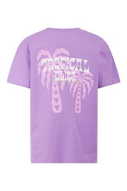 thumbnail: Shoeby T-shirt met backprint paars