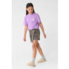 Shoeby T-shirt met backprint paars