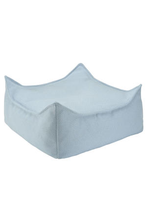 Hemelsblauwe Outdoor Vierkante Ottoman