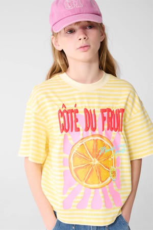 T-shirt geel