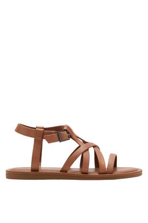 leren sandalen bruin