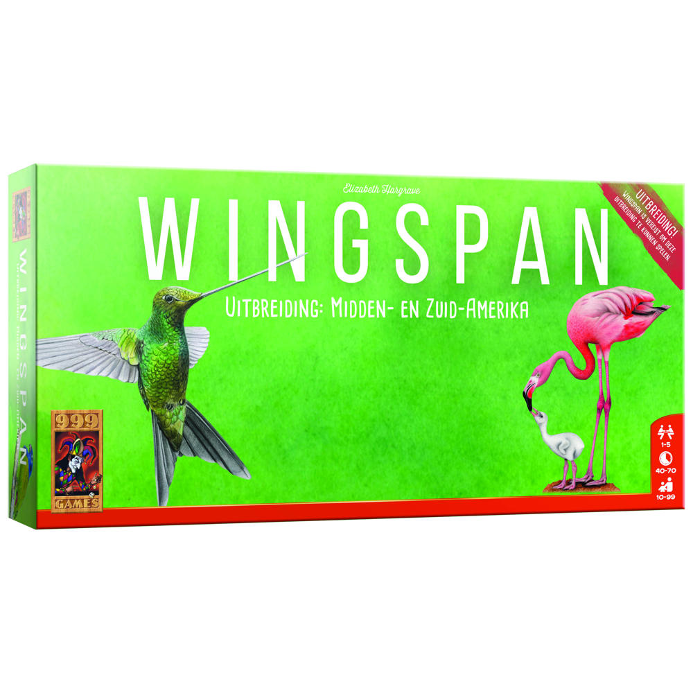 999 Games Wingspan uitbreiding: Midden- en Zuid-Amerika