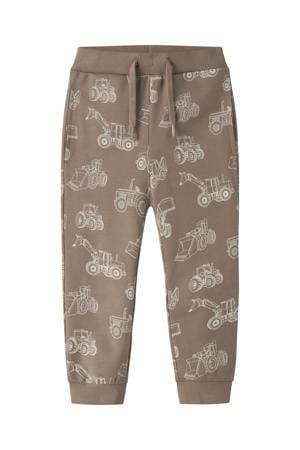 regular joggingbroek lichtbruin
