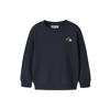NAME IT MINI rechtvallend sweater met print - donkerblauw
