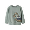 NAME IT MINI sweater met print - groen