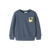 NAME IT MINI sweater met backprint - blauw