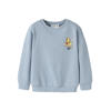 NAME IT MINI sweater met backprint - lichtblauw