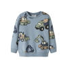 NAME IT MINI sweater met print - blauw