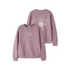 NAME IT KIDS rechtvallende sweater met print - lila