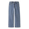 NAME IT KIDS NKFROSE wide leg jeans met print en studs - mediumblauw
