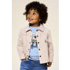 NAME IT MINI rechtvallend sweater met print - blauw