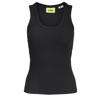 JJXX GIRL tanktop rib gebreid - zwart