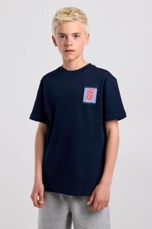T-shirt donkerblauw
