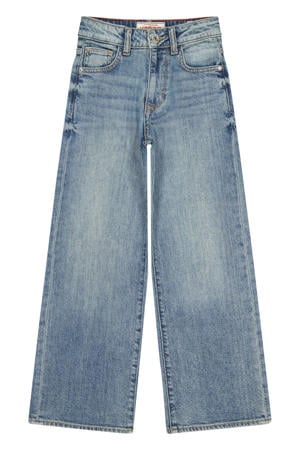 Cianna wide leg jeans medium blue denim