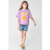 Shoeby gestreept T-shirt paars