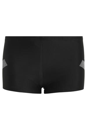 zwemboxer met logo - zwart