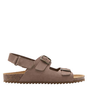 leren sandalen bruin