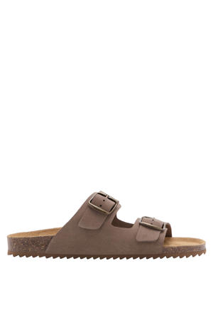 Tiener leren sandalen bruin