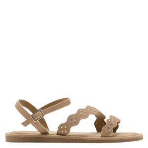 leren sandalen bruin