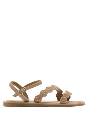 leren sandalen bruin