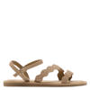 Mango Kids leren sandalen bruin