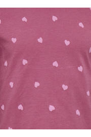 thumbnail: KIDS ONLY MINI pyjama met hartjes - donkerroze
