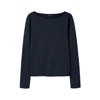 LMTD slim fit longsleeve - donkerblauw