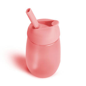 Simple Clean Straw Cup pink