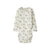 LIL' ATELIER BABY romper wit/bruin
